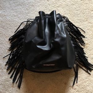 Victoria’s Secret fringe backpack purse